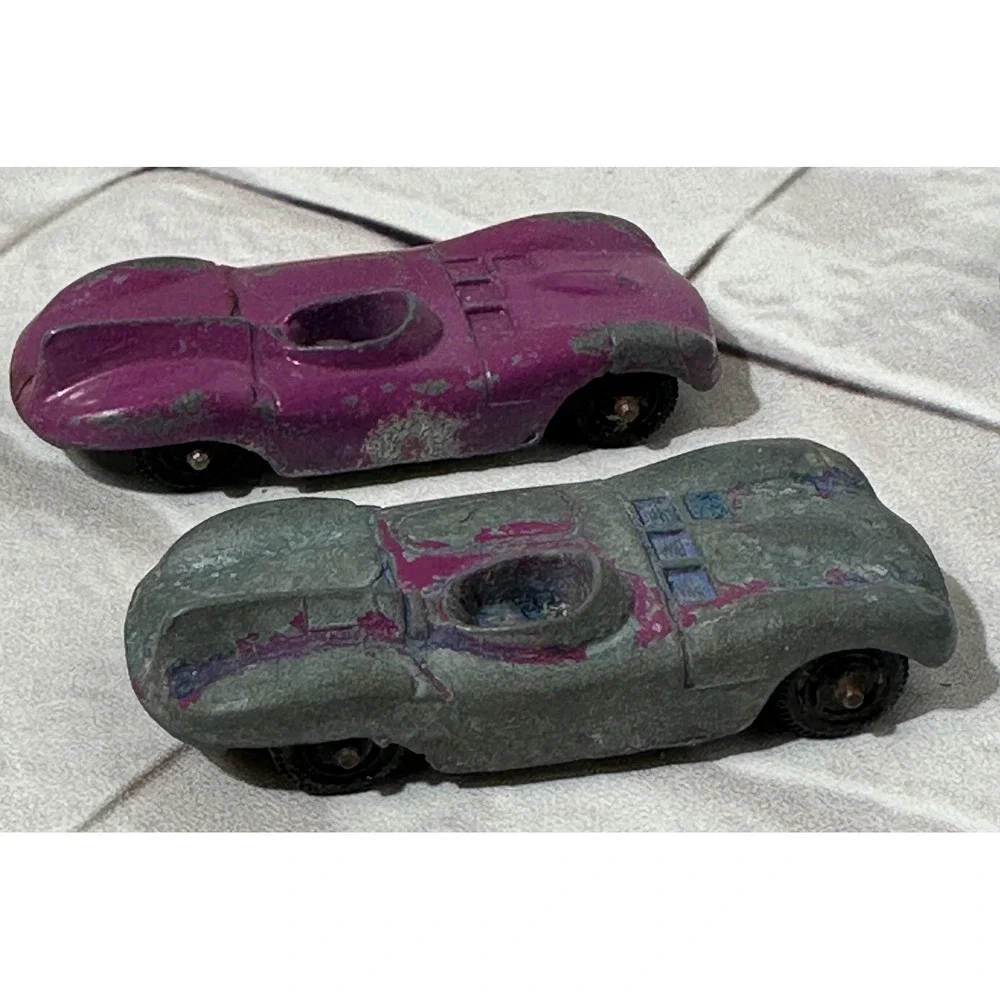 Vintage Diecast Tootsie Toys Car Lot 10pcs Fiat Abarth Tanker Truck‎ Roadster